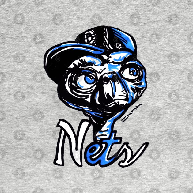 The ET Brooklyn Nets Fan by sketchnkustom